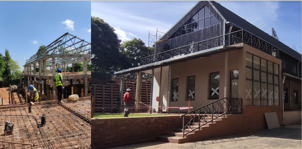 Cafeteria Hall Construction