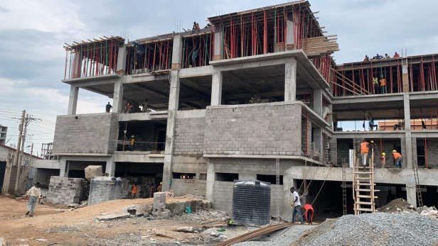 Concrete structure for Schmidt hammer rebound testing